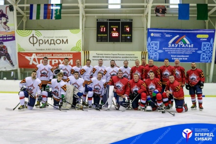 Сибайцы провели матч с командой ХК «Уфа»